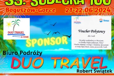 Duo Travel Biuro Turystyczne Robert Świątek sponsorem 35. Sudecka 100