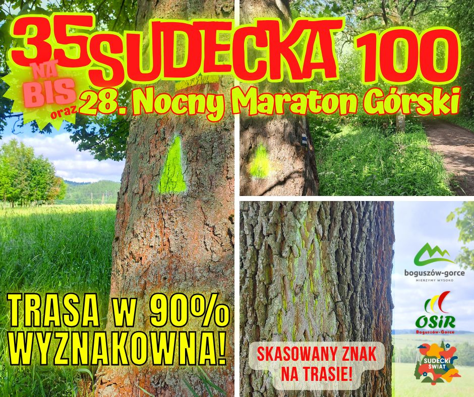 Informacje odnośnie trasy!